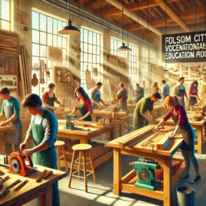 Folsom city vocational education program wood woodworking classes  Crafting Your Future